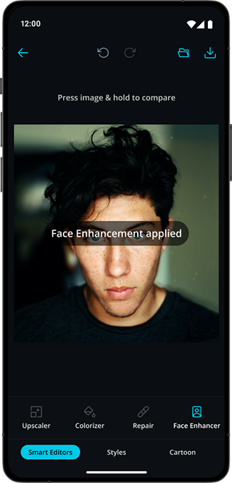 Face Enhancer Applied