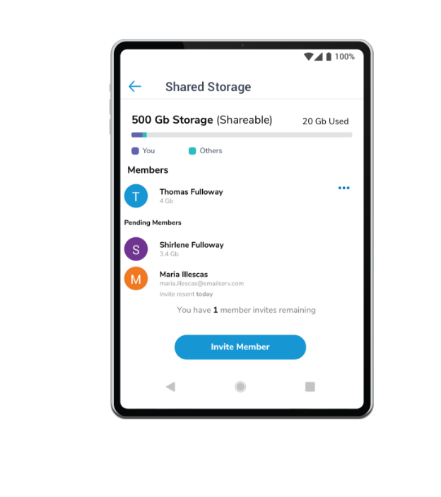 Shared Family Storage